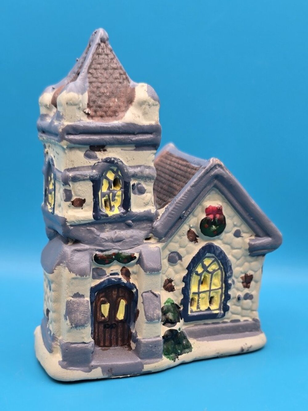 Vintage 2001 CobbleStone Corners Christmas Village "HOUSE"